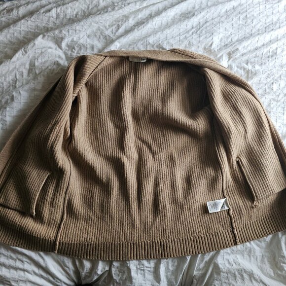 Aritzia Wilfred Free Rourke Merino Wool Sweater - 2018 - Constant Camel - Sz XXS - Picture 3 of 16